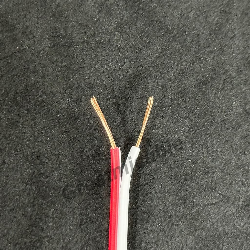 สายไฟคู่DC 12V 24V สีแดง ทองแดงแท้ ขนาด24AWG อย่างดี รูปที่ 2