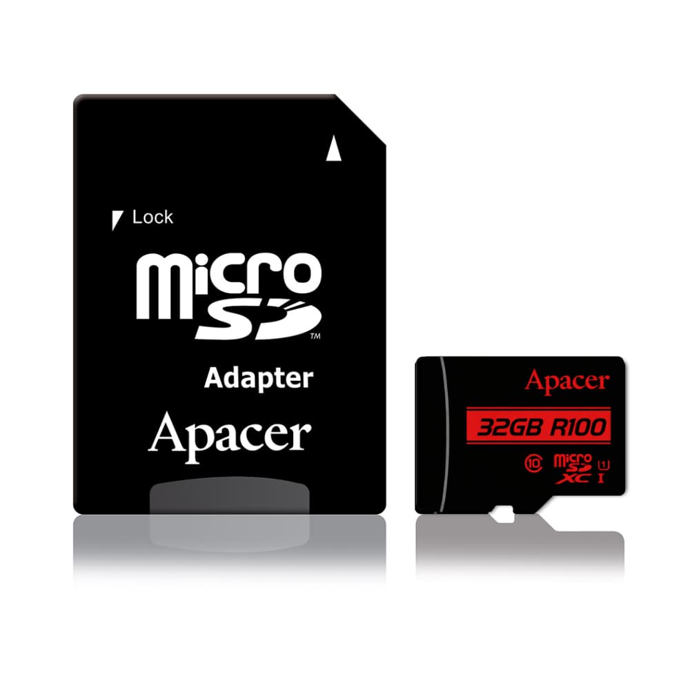 APACER Micro SDcard 32/64/128GB C10 UHS-I memory card กล้องหน้ารถ โทรศัพท์ SDcard แท้ รูปที่ 2