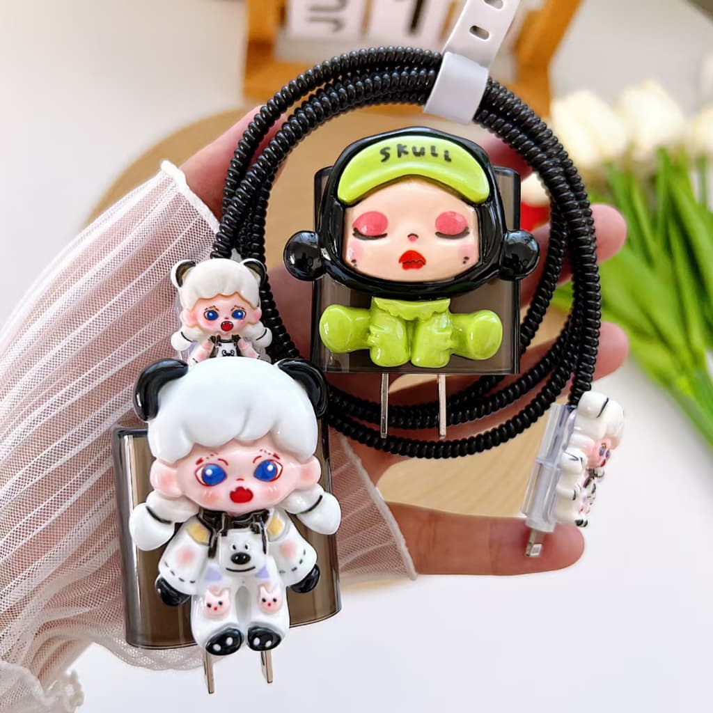 เคสหัวชารจ์ ที่กันสายหัก ตัวถนอมสายชารจ์ ขนาด18w 20w ชุด5ชิ้น สินค้า จากไทยค่ะ รูปที่ 6