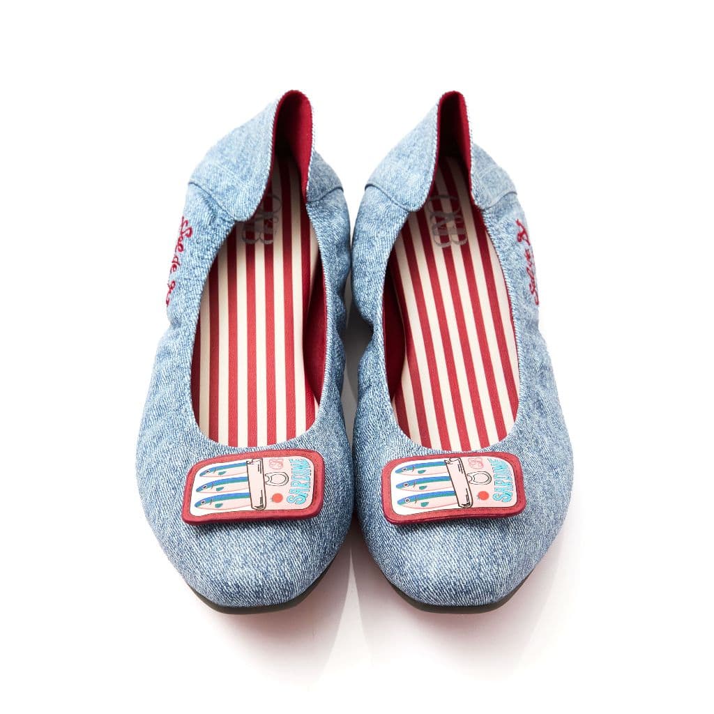 O&B รองเท้าหนังแกะแท้ รุ่น AUDREY CAPARICA IN LISBON BLUE-11286SA09738F_S6BLXX รูปที่ 4