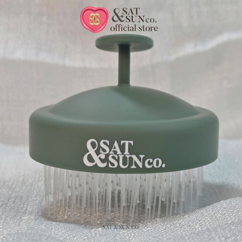SATANDSUN SoftTouch Scalp Brush 360° หวีสระผม 2in1 นุ่ม ไม่บาดหนังศีรษะ ใช้เปียกและแห้ง รูปที่ 6