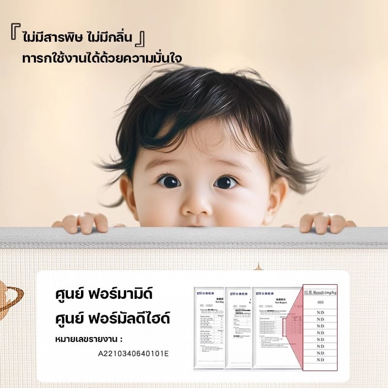 ถึงวันรุ่งขึ้นเบาะรองคลาน XPEหนา 2.5 ซม. 180x200ซม. กันกระแทกไม่ลื่น พับเก็บง่ายไม่กินพื้นที่ เบาะรองคลานแบบหนา รูปที่ 6