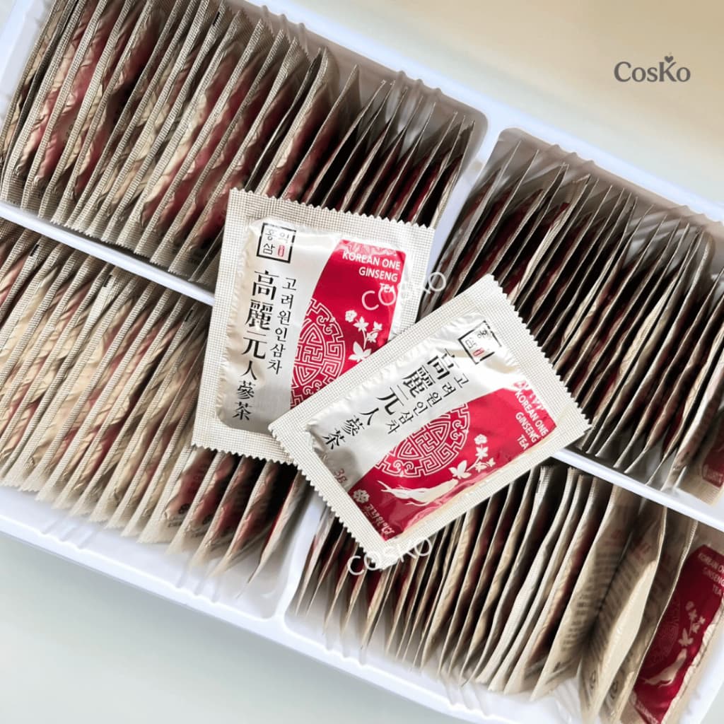 ชาโสมเกาหลี KOREAN ONE GINSENG TEA 1กล่องบรรจุ 100ซอง Exp.2029/01/19 รูปที่ 4
