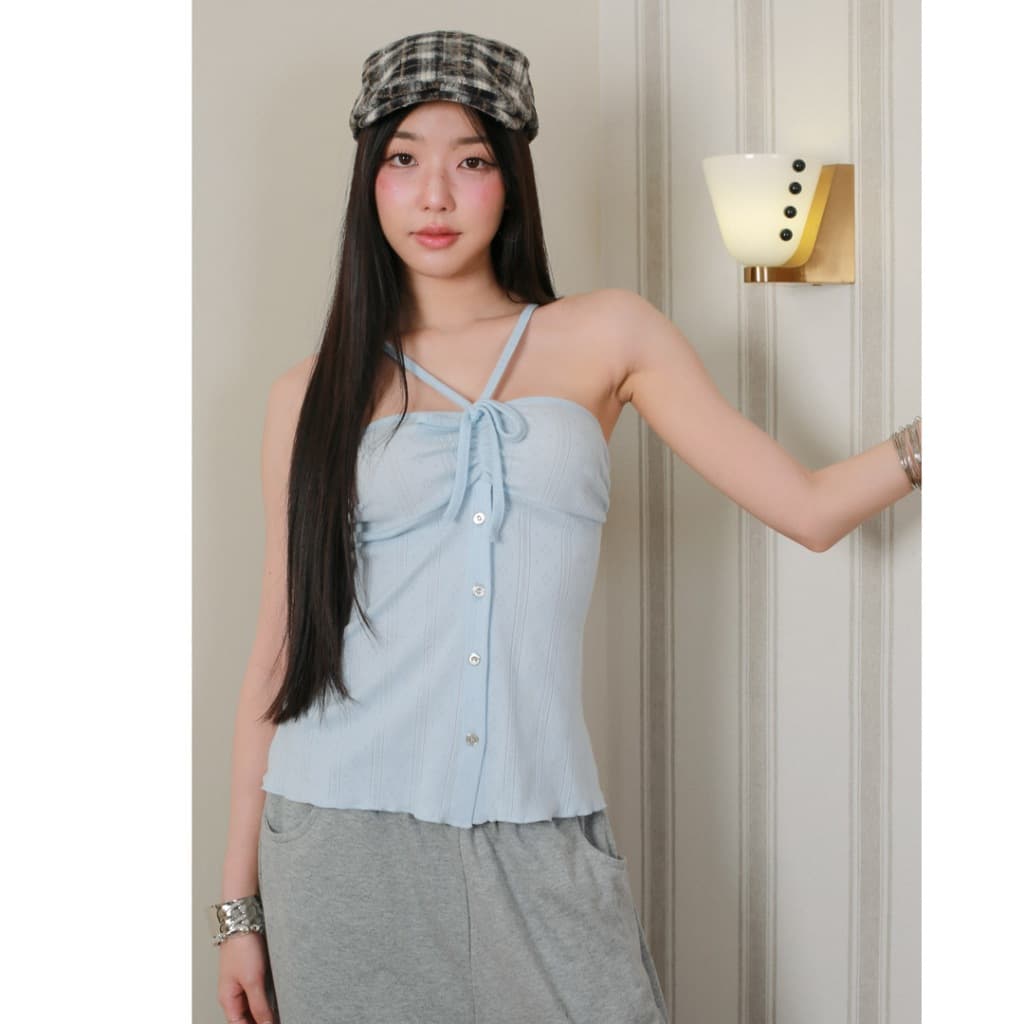 kome.offi เสื้อสายเดี่ยว รุ่น anya top รูปที่ 4