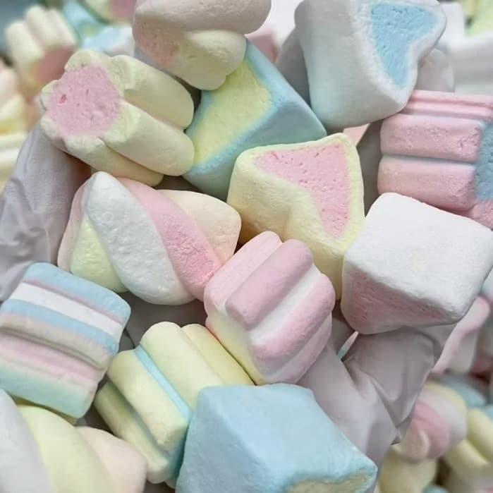 โปรสุดคุ้ม ขนมทานเล่น มาชเมลโล่ฟรีซดราย กรอบอร่อย สีพาสเทล มาชเมลโล่กรอบ Conton candy หวานหอมเคี้ยวเพลิน รูปที่ 3