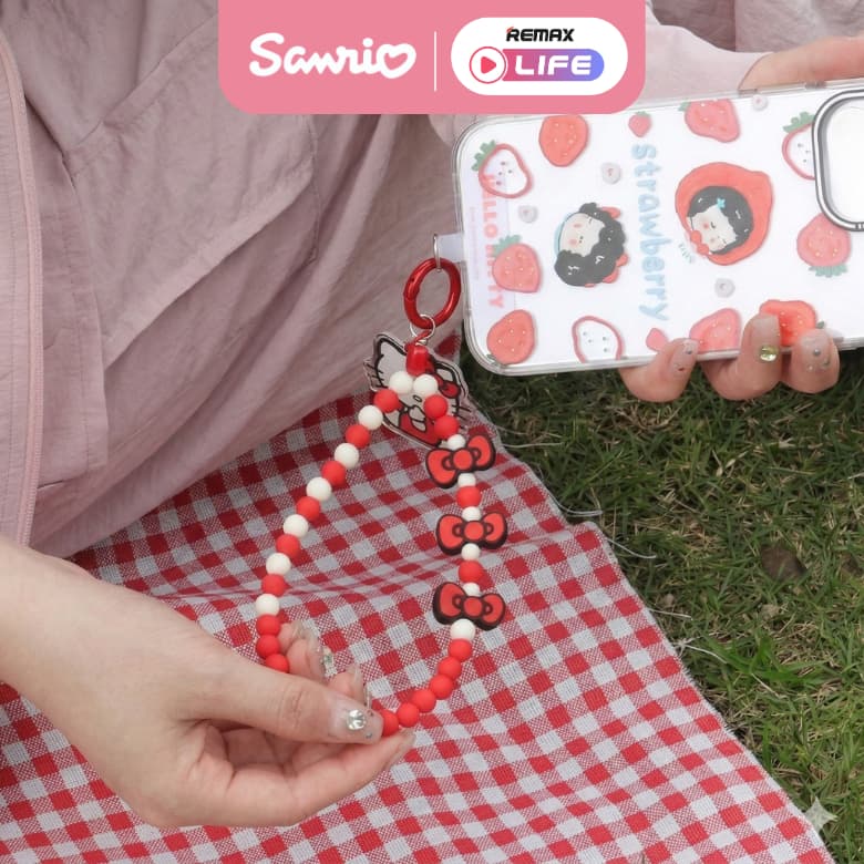Sanrio Phone Chain รุ่น Gummy Series สายคล้องลูกปัด ซานริโอ้ ห้อยโทรศัพท์ สีพาสเทล ลิขสิทธิ์แท้ รูปที่ 8
