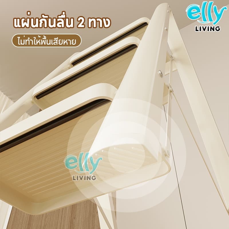 ELLY บันได พับได้ อลูมิเนียม บันไดพับ 2/3/4/5ชั้น รับน้ำหนักได้ 1000KG อุปกรณ์ช่าง บรรไดเอนกประสงค์ ของใช้ในบ้าน รูปที่ 6