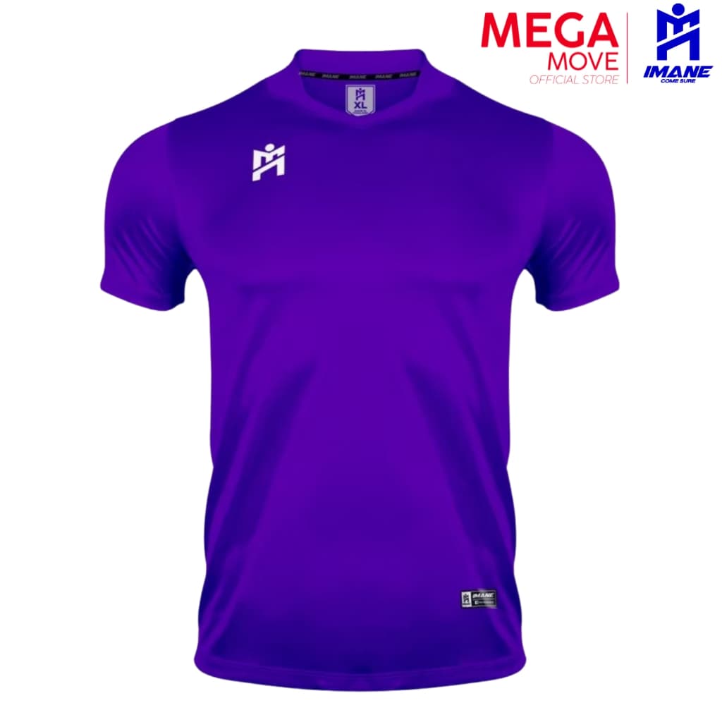 IMANE เสื้อฟุตบอลคอวี เบสิค รุ่น PREMEIRO II โลโก้ 3D Transfer ลายไม้ สีล้วน ผ้าเงา รหัส IMA1006 รูปที่ 6