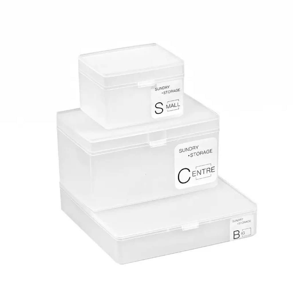 Storage Box – กล่องพลาสติกใสเก็บของจิ๋ว | กล่องนามบัตร การ์ด เครื่องประดับ รูปที่ 6