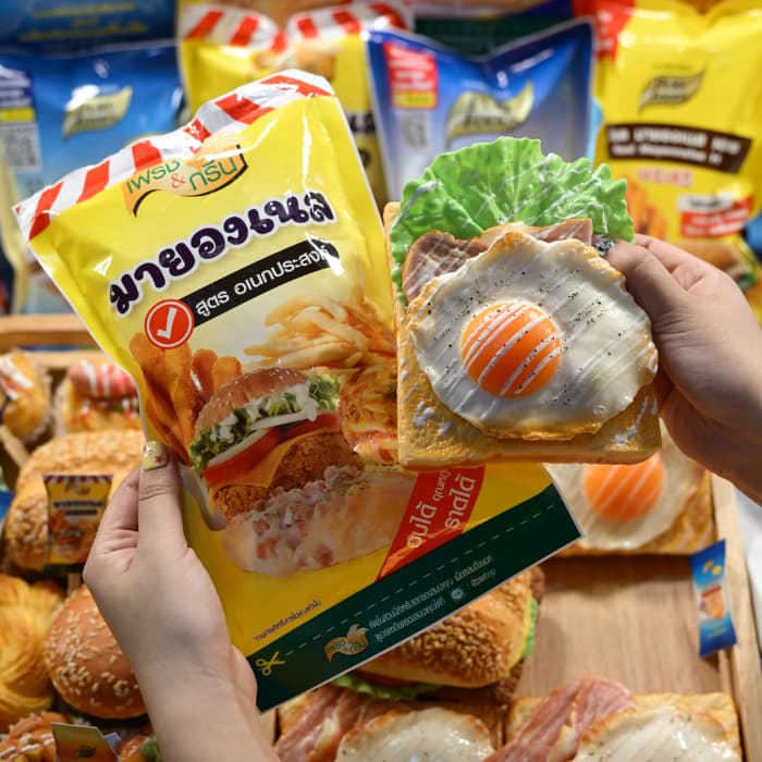 ยกลัง 10ถุง มายองเนส F&G สูตรอเนกประสงค์ 800 กรัม มายองเนสทำแซนวิช น้ำสลัด สำเร็จรูป มายองเนสสลัด รูปที่ 7