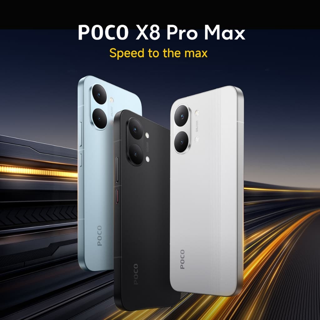 Xiaomi POCO X8 Pro Max หน้าจอ AMOLED 1.5K 120Hz สว่างพิเศษ กล้อง Light Fusion 600 50MP OIS แบตเตอรี่ 8500mAh รูปที่ 3