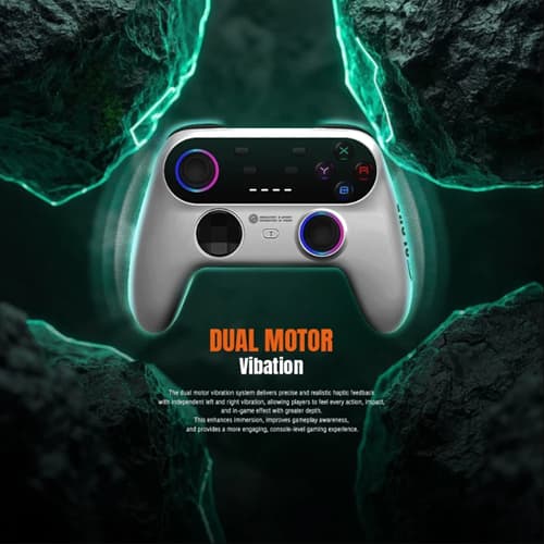 Neolution Cloud Control จอยเกมส์ไร้สาย ไฟRGB 3ระบบ แบต600mahใช้กับ PC/Android/iOS/Nintendo Analog Trigger ของแท้ศูนย์ไทย รูปที่ 4