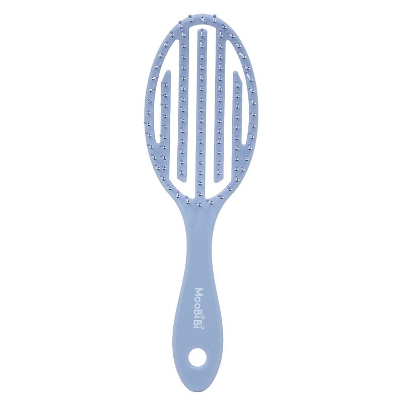 MOOBIBI Airy Light Detangling Brush หวีแอร์รี่ หวีผมเปียกและแห้ง หวีไดร์ ทรงเว้าโค้ง รูปที่ 2