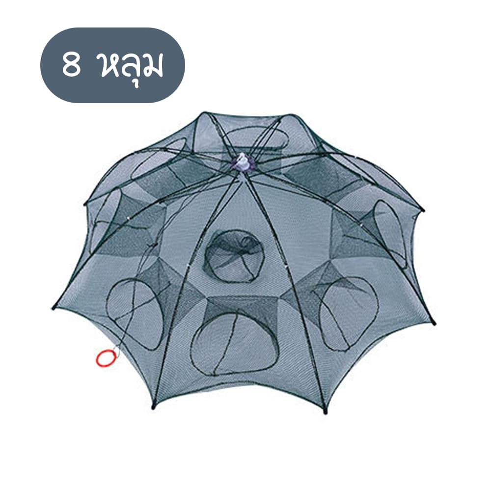 Giyo - มุ้งดักปลา 8หลุม ตาข่ายดักปลา เหยื่อปลา ดักจับกุ้งปลา ที่ดักปลา ตาข่ายดักกุ้ง กระชังปลา /1571 รูปที่ 6