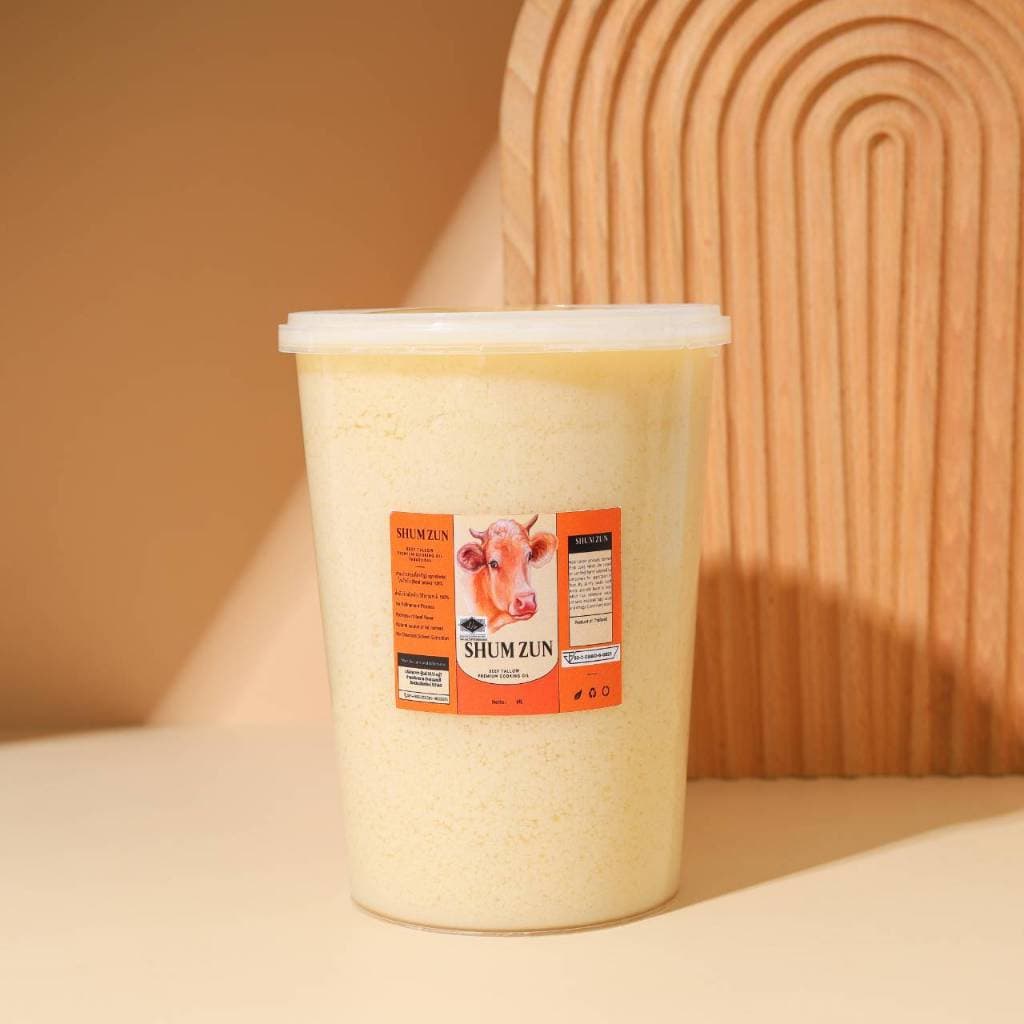 100%Grass Fed Beef tallow HALAL ไขมันวัว 1 Kg.Gluten Free, Seed Oil Free | Keto, Low Carb, Paleo รูปที่ 1