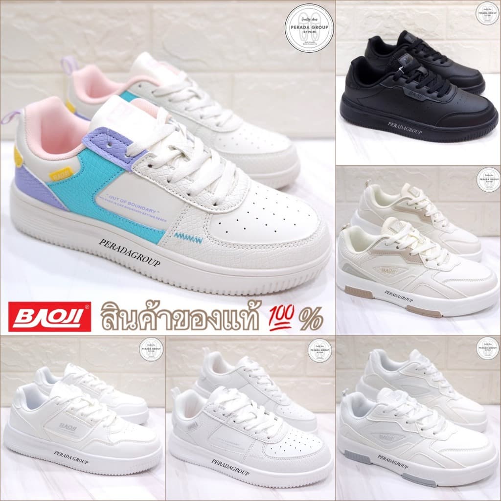 Baoji แท้% รองเท้าผ้าใบ รุ่น BJW835 / BJW886 / BJW868 / BJW1001 ไซส์ 37-41 รูปที่ 1