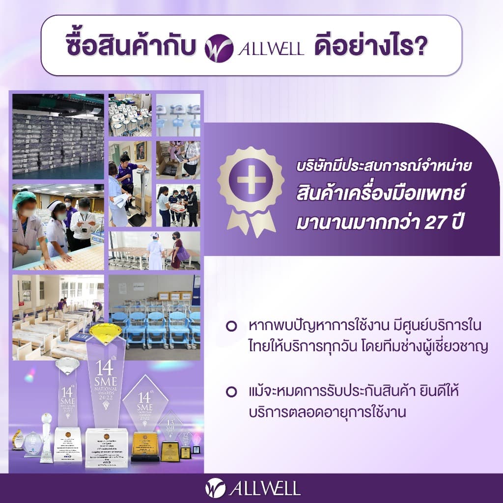 ALLWELL เครื่องวัดระดับน้ำตาลในเลือดและแผ่นตรวจ รุ่น GLUCOALL-1B มีให้เลือกหลายเซต น้ำตาลในเลือด เครื่องวัดน้ำตาล รูปที่ 3