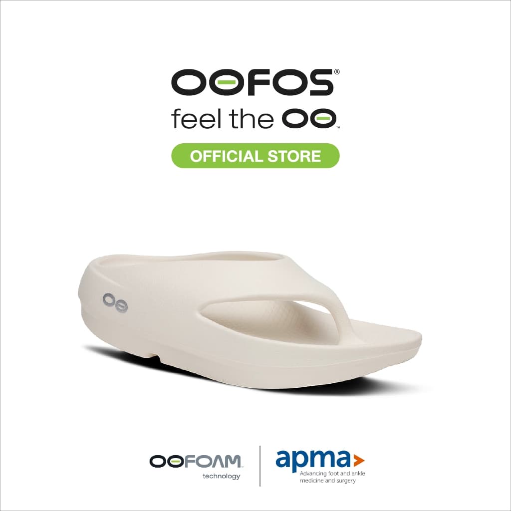 OOFOS OOriginal Plus Chalk รองเท้าเพื่อการฟื้นฟู รูปที่ 1