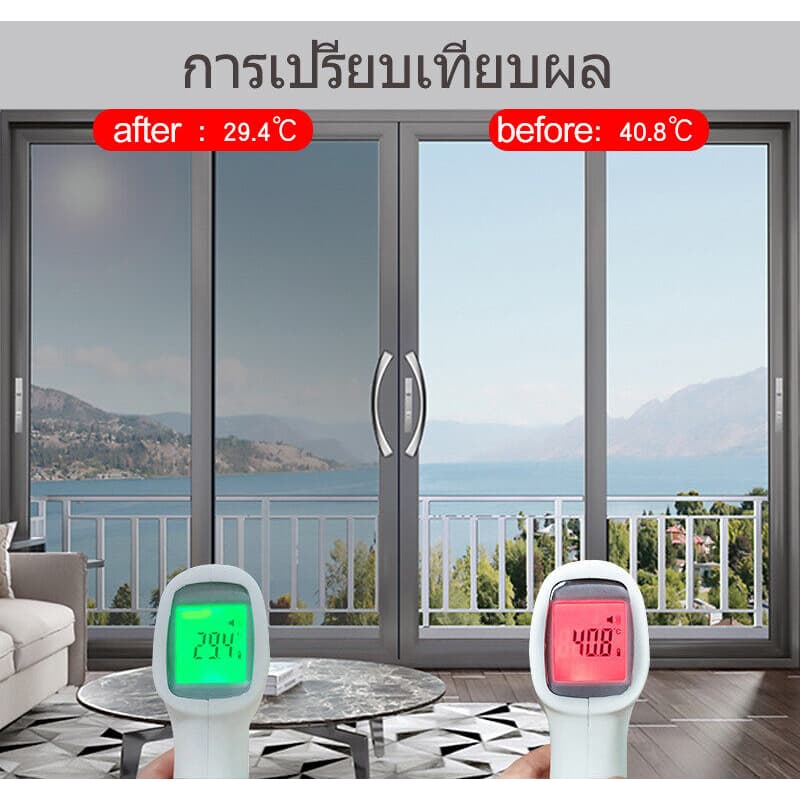 ฟิล์มติดกระจก Window Film กันรังสีUV99% กันความร้อน 100ปีไม่พัง มีหลายสีให้เล ฟิล์มกรองแสง ฟิล์มอาคาร รูปที่ 6