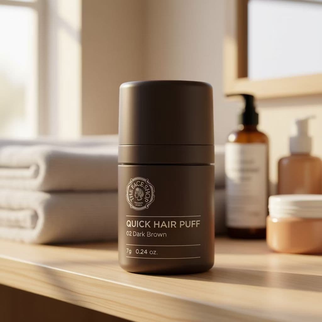 The Face Shop Quick Hair Puff เป็นคุชชั่นพัฟสำหรับปิดเหม่งและผมบาง รูปที่ 2