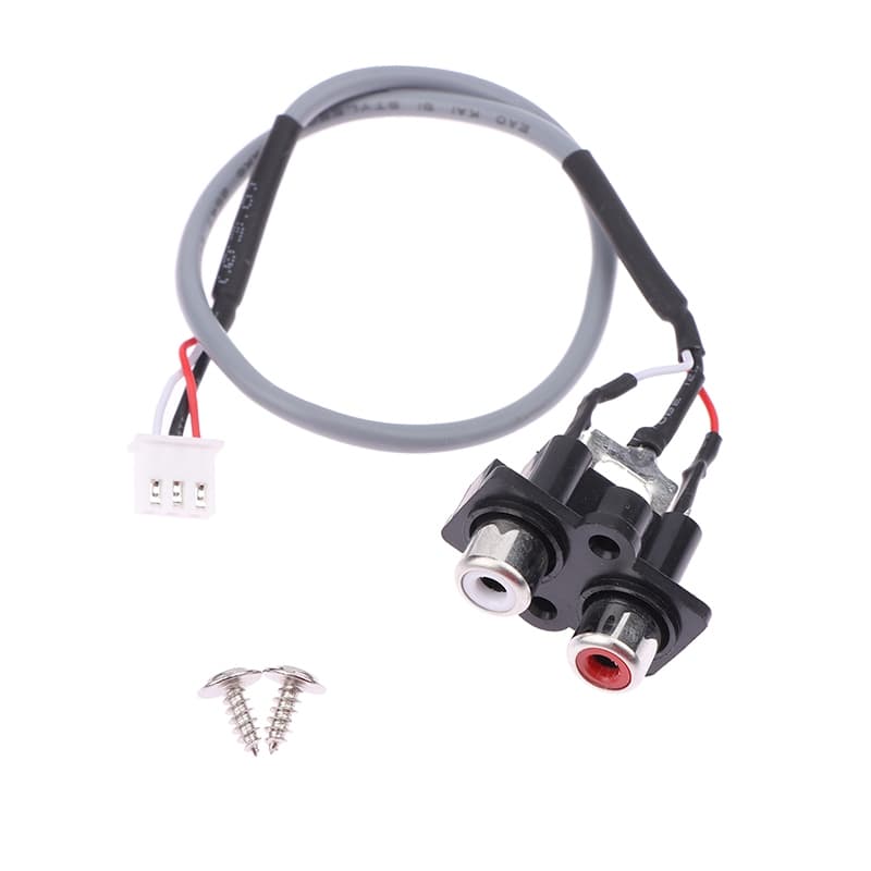 สายสัญญาณเสียง30ซม. 2 RCA ไปยัง XH2.54MM-3PIN ช่องเสียบอินพุตเสียงส่วนต่อประสานสัญญาณเสียงสำหรับแผงเครื่องขยายเสียง รูปที่ 4
