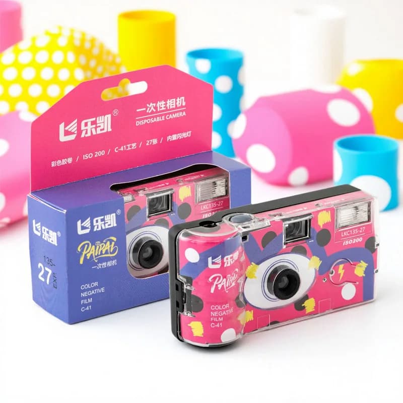กล้องฟิล์มใช้แล้วทิ้ง Disposable Film Camera 35mm Kodak Fuji Ilford Harman กล้องฟิล์ม Single Use รูปที่ 3