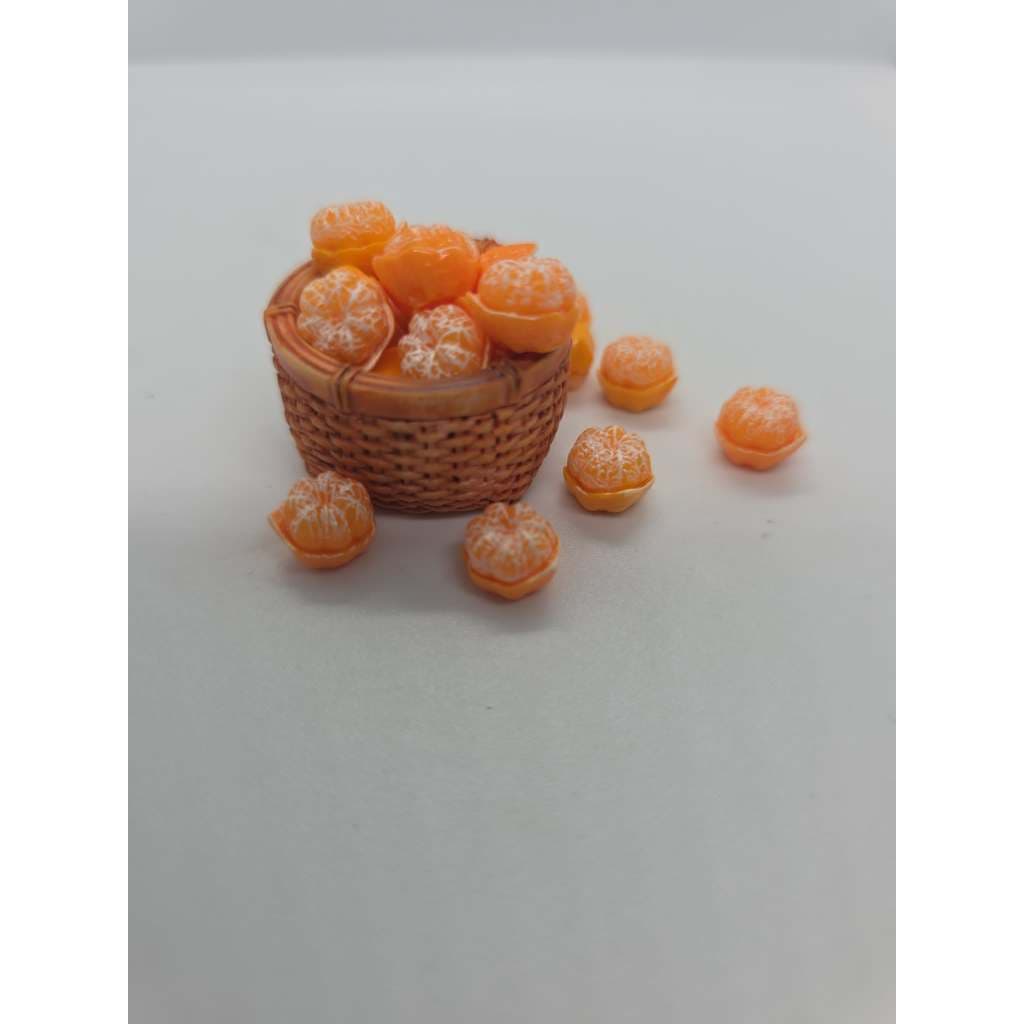 j179/4ส้มลูกเล็กปอกเปลือกครึ่งลูก ของเล่นจิ๋วแพ็คละ20 ชิ้น รูปที่ 3