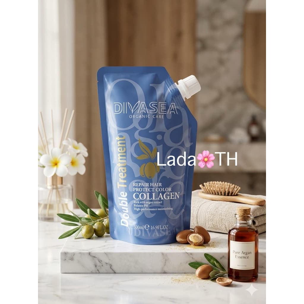 Divaseaทรีทเมนท์Double Treatment 500ml แพคเกจใหม่ รูปที่ 2