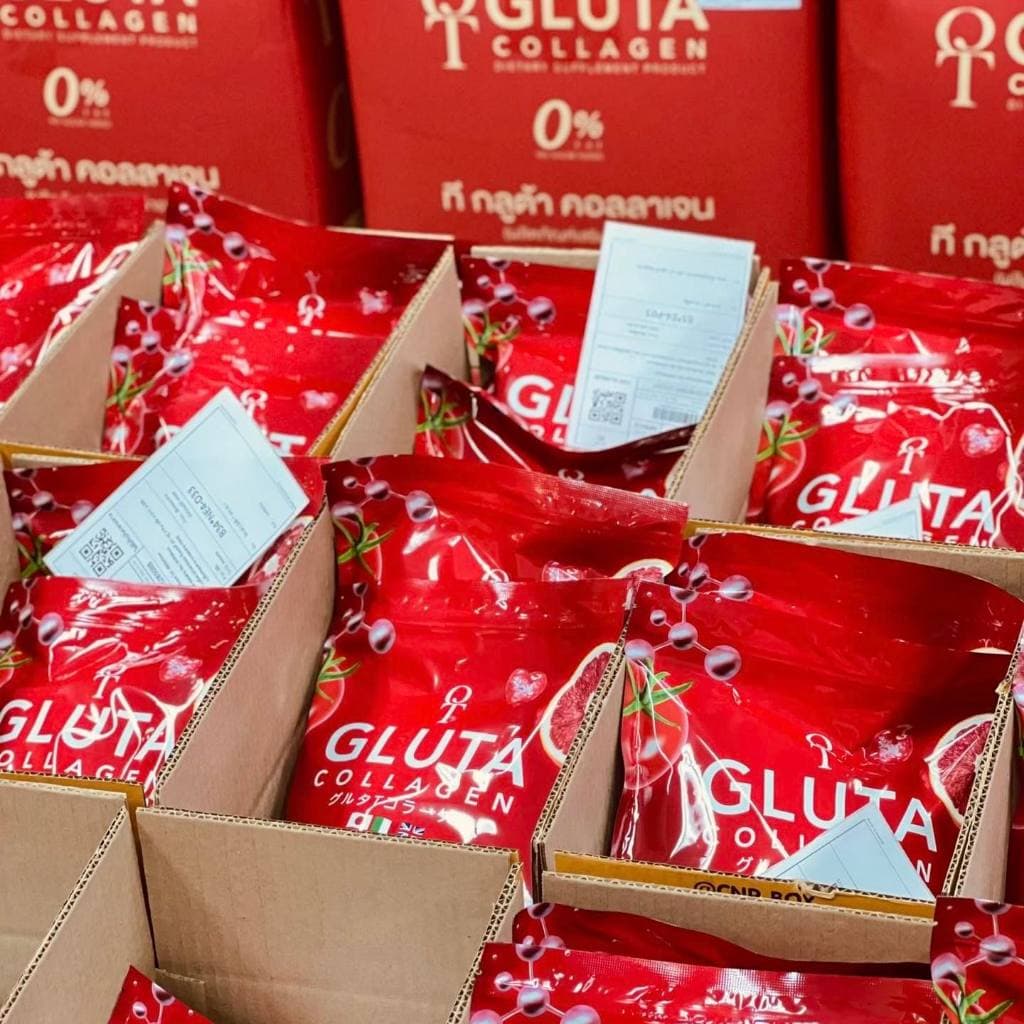 T-Gluta Collagen ออร่าโอโม่ 1 ถุง 30 ซอง ของแท้ รูปที่ 4