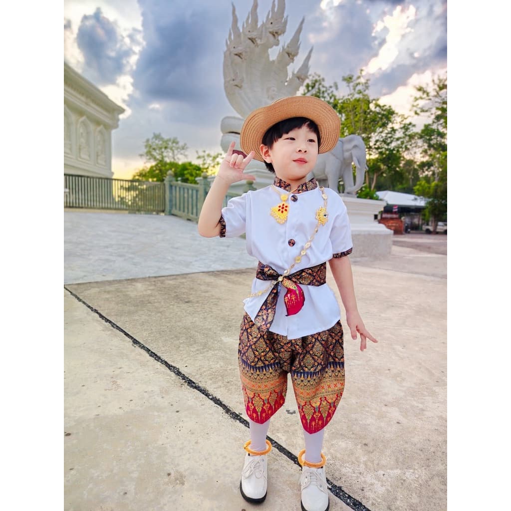 ชุดไทยรุ่นจักรพรรดิ ทูโทน มาใหม่ รูปที่ 6