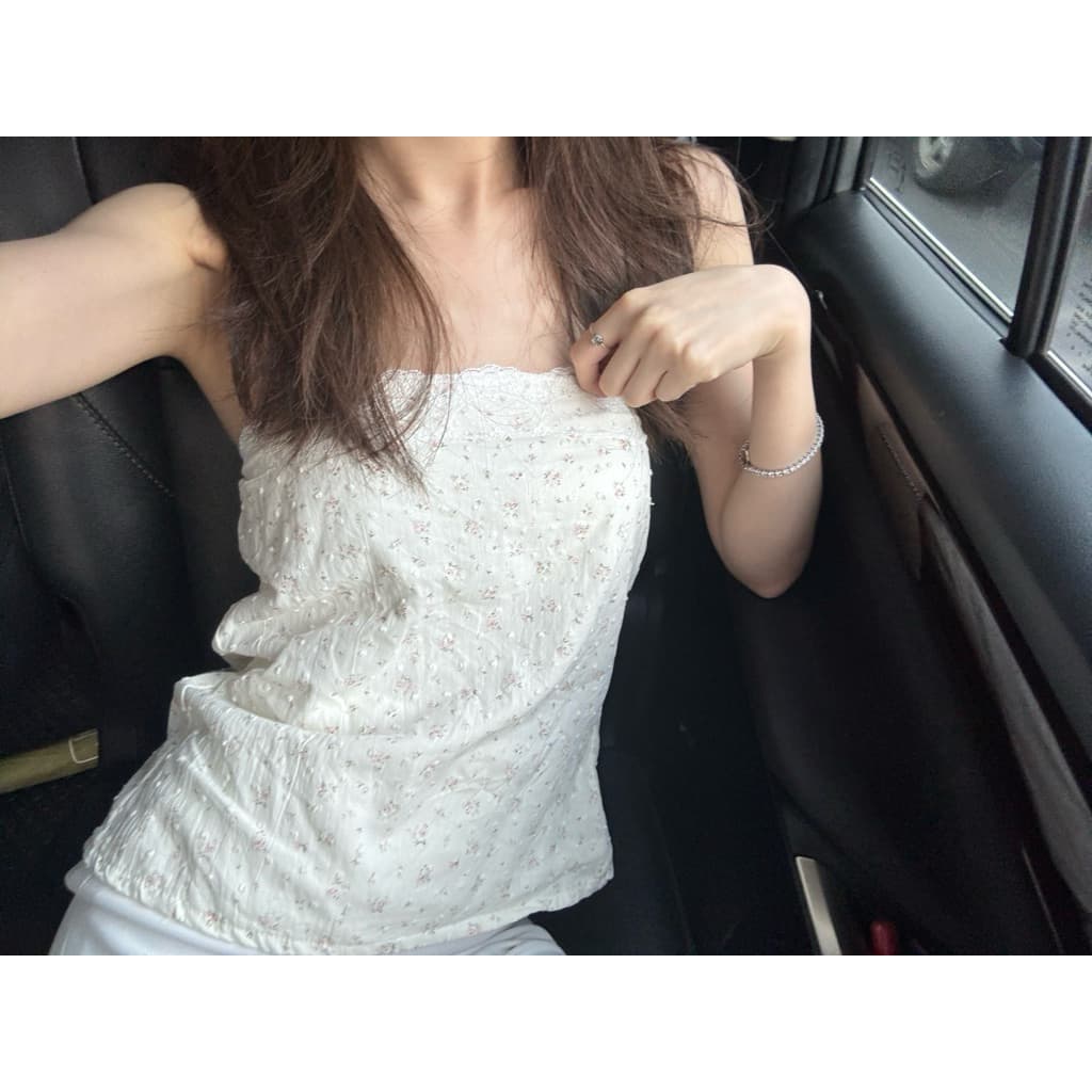 Grace top (สี pure ไม่มีซับใน, สี Petal Baby baby bouquet มีซับใน) รูปที่ 4