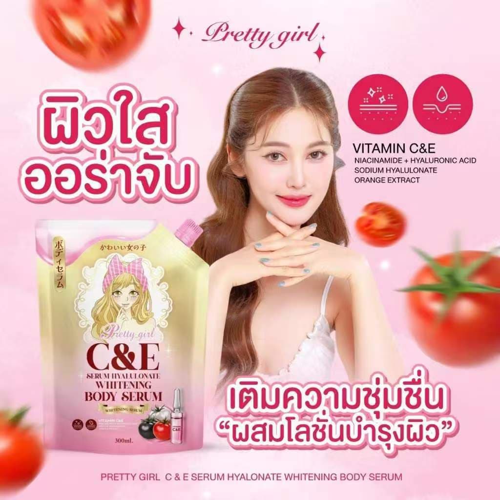 เซรั่มบำรุงผิวกาย Pretty Girl 300 มล. ผิวกระจ่างใส ดูฉ่ำเด้ง ขนาด 300 มล. รูปที่ 7