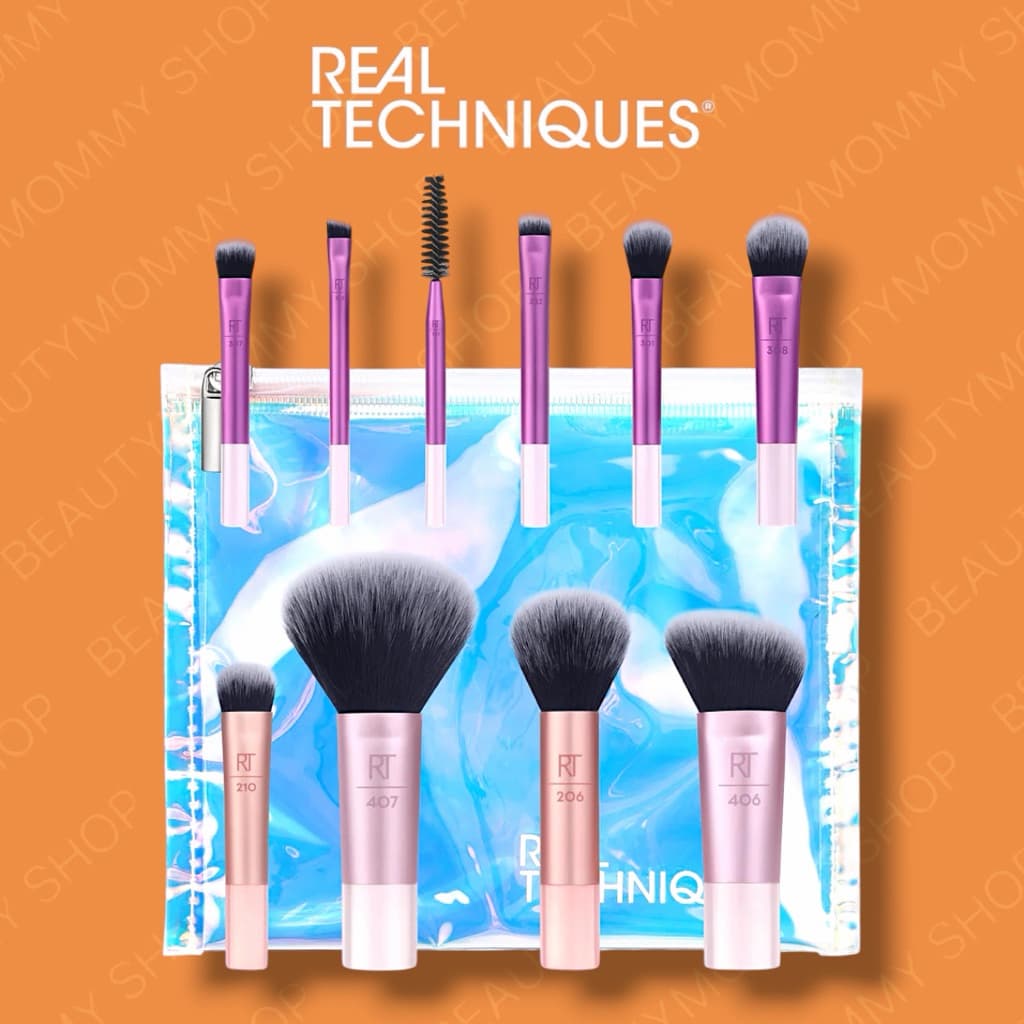 แท้ชัวร์!REAL TECHNIQUES Travel Fantasy Mini/ The Wanderer Makeup Brush Kit Set Limited Edition! พร้อมกระเป๋าใส่แปรง รูปที่ 2