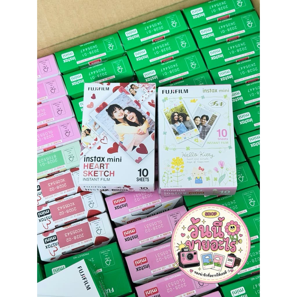 หมดอายุ 2028 ฟิล์ม Fujifilm Instax Mini Film ฟิล์มขอบขาว 10 แผ่น 20 แผ่นของแท้!! รูปที่ 5