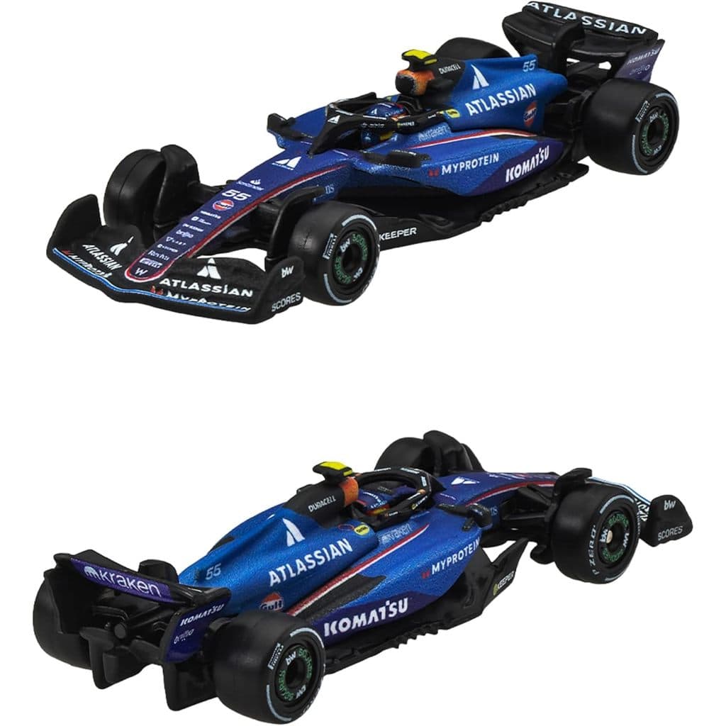 แถมเคสฟรี Hotwheels Premium | F1 Formula 1 Team 2025 Ferrari AMG HASS Alpine RedBull Aston Martin สเกล 1:64 รูปที่ 5