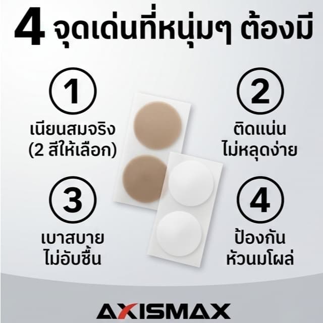 24ชม แผ่นปิดหัวนมผู้ชาย TPU บางพิเศษ 100 ชิ้น กันน้ำ ติดแน่น มองไม่เห็น COD รูปที่ 2