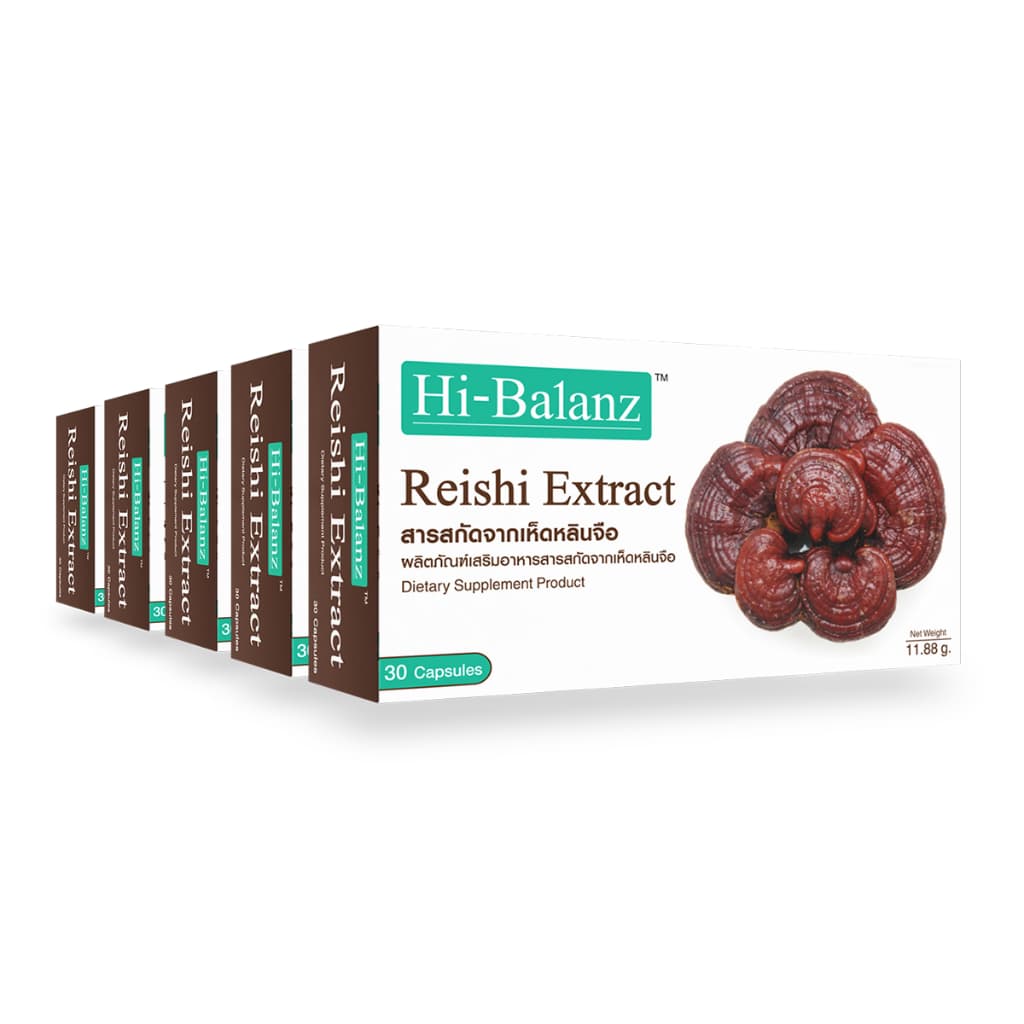 Hi-Balanz Reishi Extract สารสกัดจากเห็ดหลินจือ 5 กล่อง รวม 150 แคปซูล รูปที่ 2