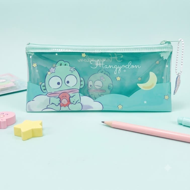 กระเป๋าดินสอ Sanrio ลิขสิทธิ์แท้ melody kitty kuromi hangyodon ขนาด 10x20 ซม.รุ่น 0015 เนื้อ PVC รูปที่ 6