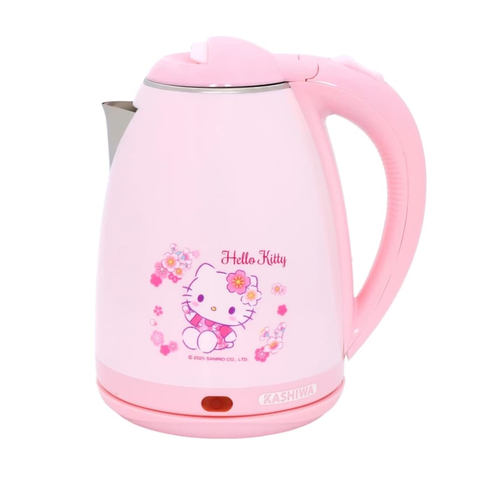 HELLO KITTY กาต้มน้ำ ไฟฟ้า ไร้สาย 1.8 ลิตร รุ่น PCK-185 Oxygen KASHIWA เป็นลายลิขสิทธิ์แท้ รูปที่ 2