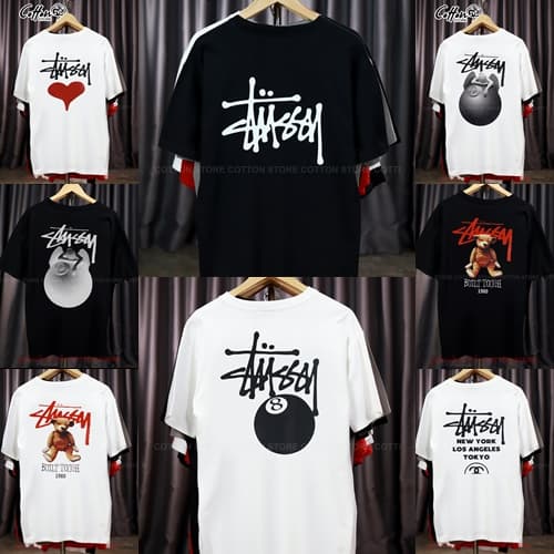 เสื้อยืด Cotton 100% รุ่น Stussy-A XS-5XL อก 38"-56" รูปที่ 1