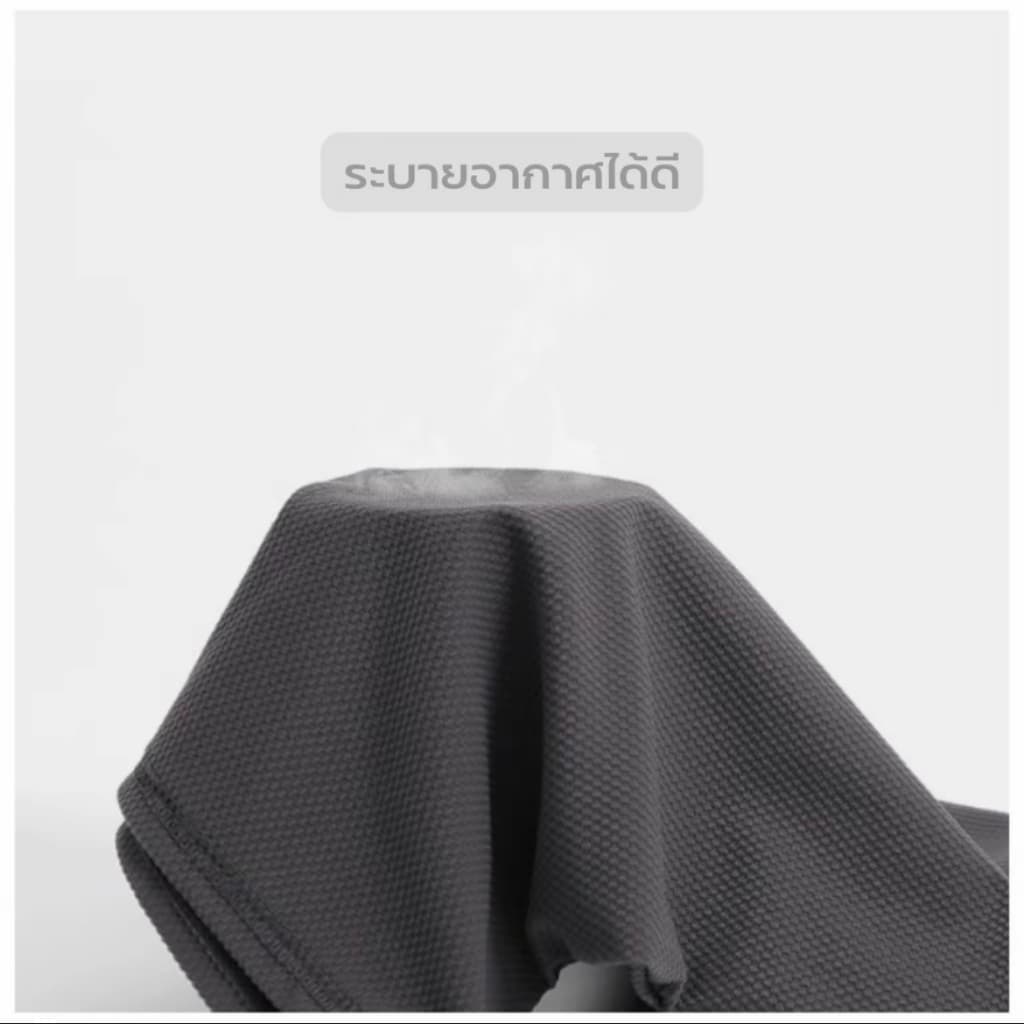 หน้ากากกันแดดสำหรับขี่จักรยาน เนื้อผ้าไอซ์ซิลค์ รัดหู ป้องกันยูวี ระบายอากาศ ปกปิดใบหน้า แสง แดด กัน uv ใส่ ขับ 4 สี รูปที่ 5