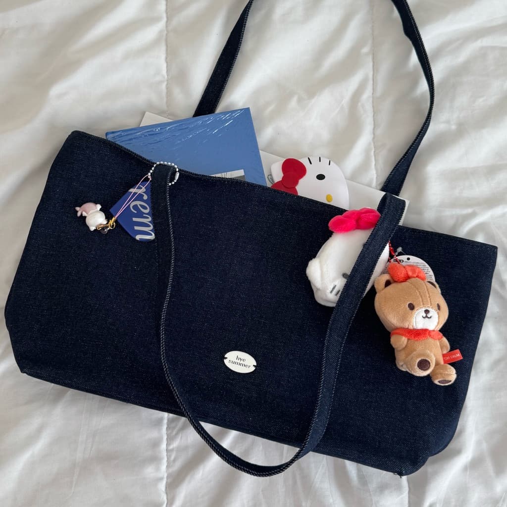 cloudy bag - Hyesummer.r กระเป๋าผ้าแคนวาส รูปที่ 9