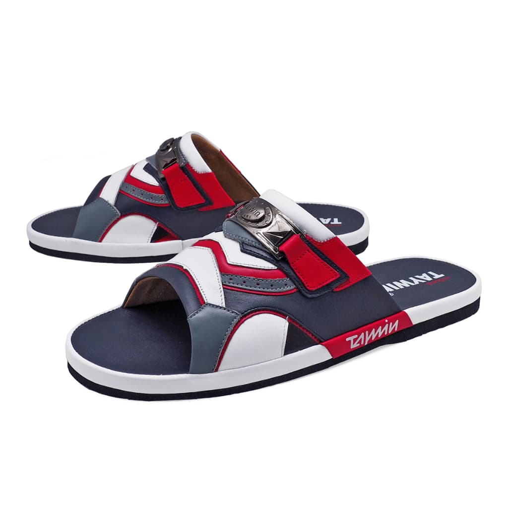 TAYWINแท้ เทวินทร์แท้ รองเท้าแตะพื้นบาง SKN-02 Size39-46 หนังนิ่มกรม-นิ่มขาว-นิ่มแดง-นิ่มเทา รูปที่ 6