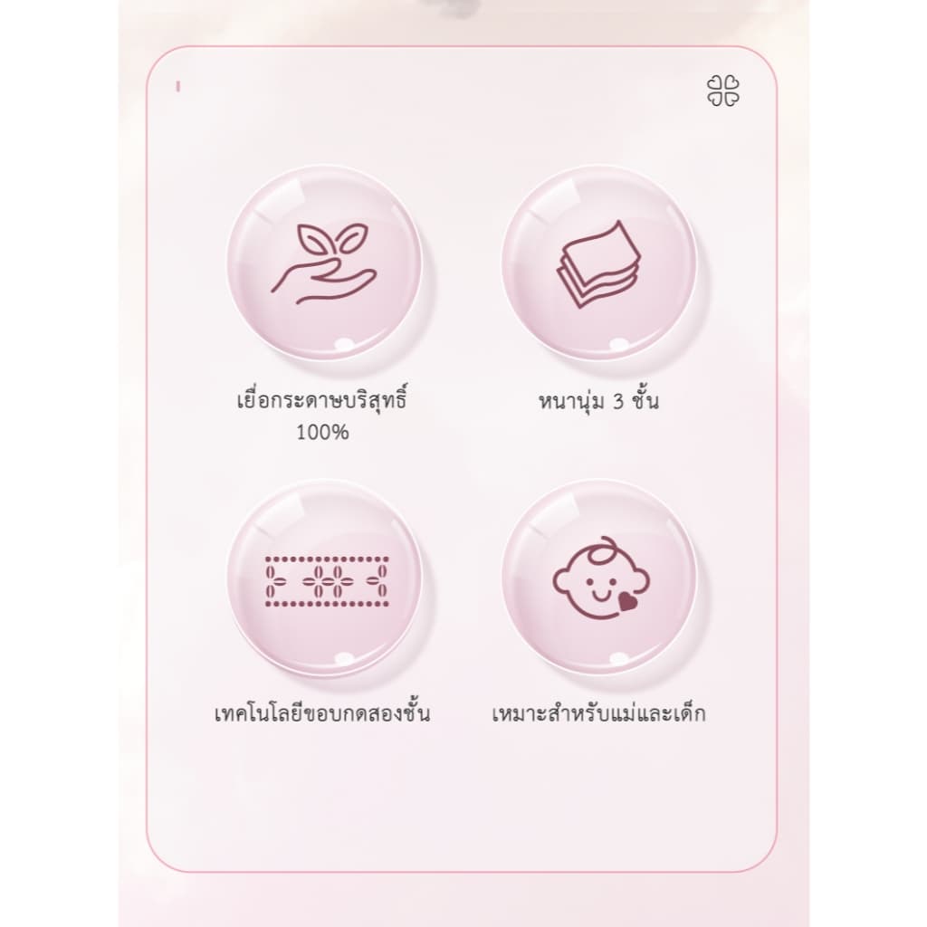 Botare ทิชชู่เช็ดหน้าอย่างดี 300 แผ่น หนา 3 ชั้น ขนาด 15/5 แพ็ค ทิชชูแบบดึง กระดาษทิชชู่เช็คหน้าได้ ทิชชู่เช็ดปาก รูปที่ 9