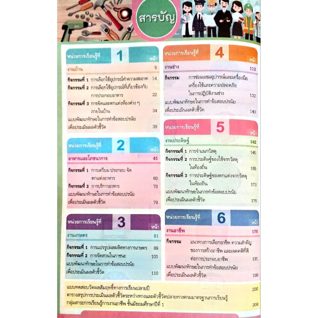 พว ชุดกิจกรรมการงานอาชีพ ม.1 /8859764303337 #พัฒนาวิชาการ รูปที่ 3