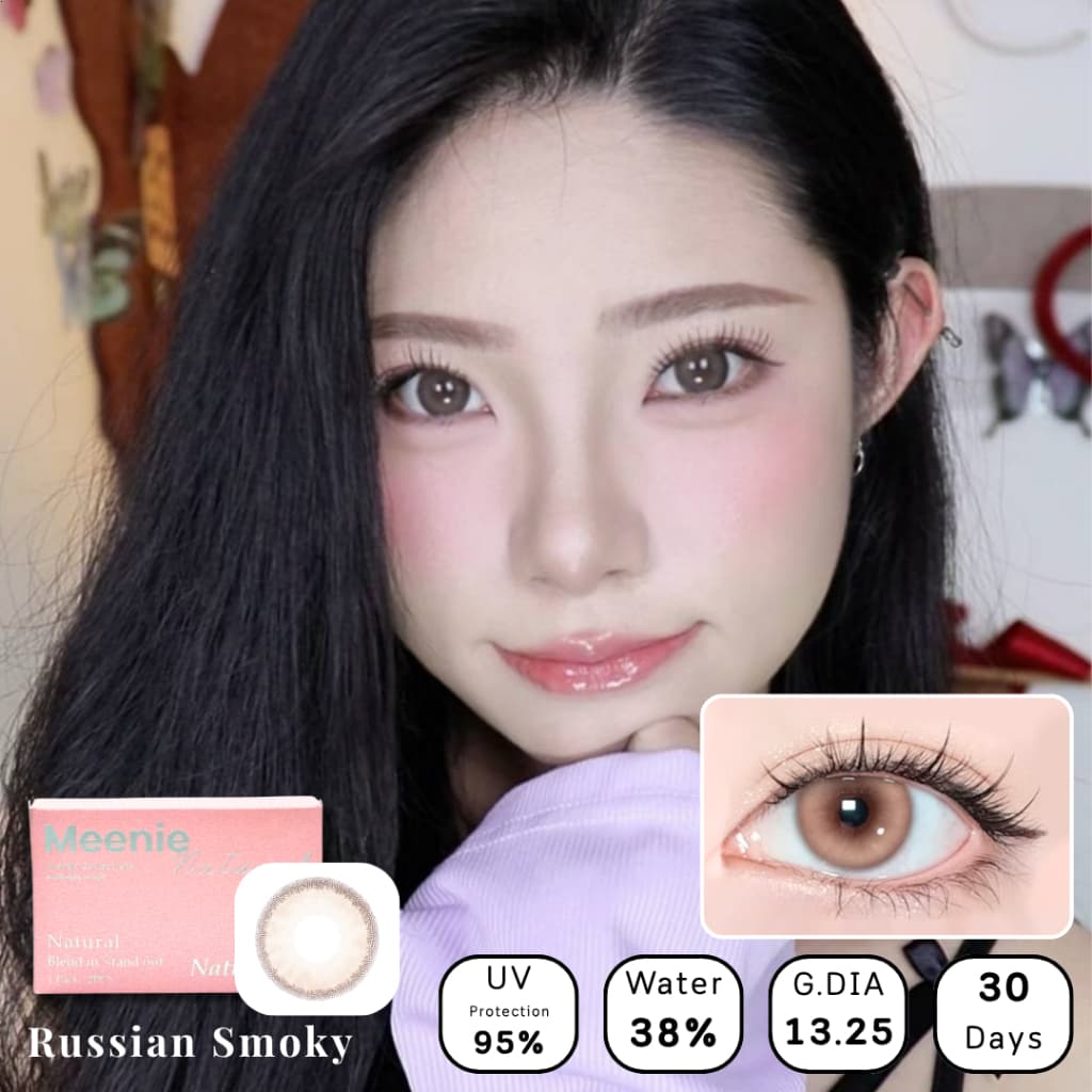 Meenie รุ่น White Glowyคอนแทคเลนส์สายเกา ลุคใสวิ้ง ตาโตชัด มีออร่าPink Natural คอนแทคเลนส์สายเกา ลุคหวานใส ตาโตธรรมชาติ รูปที่ 8