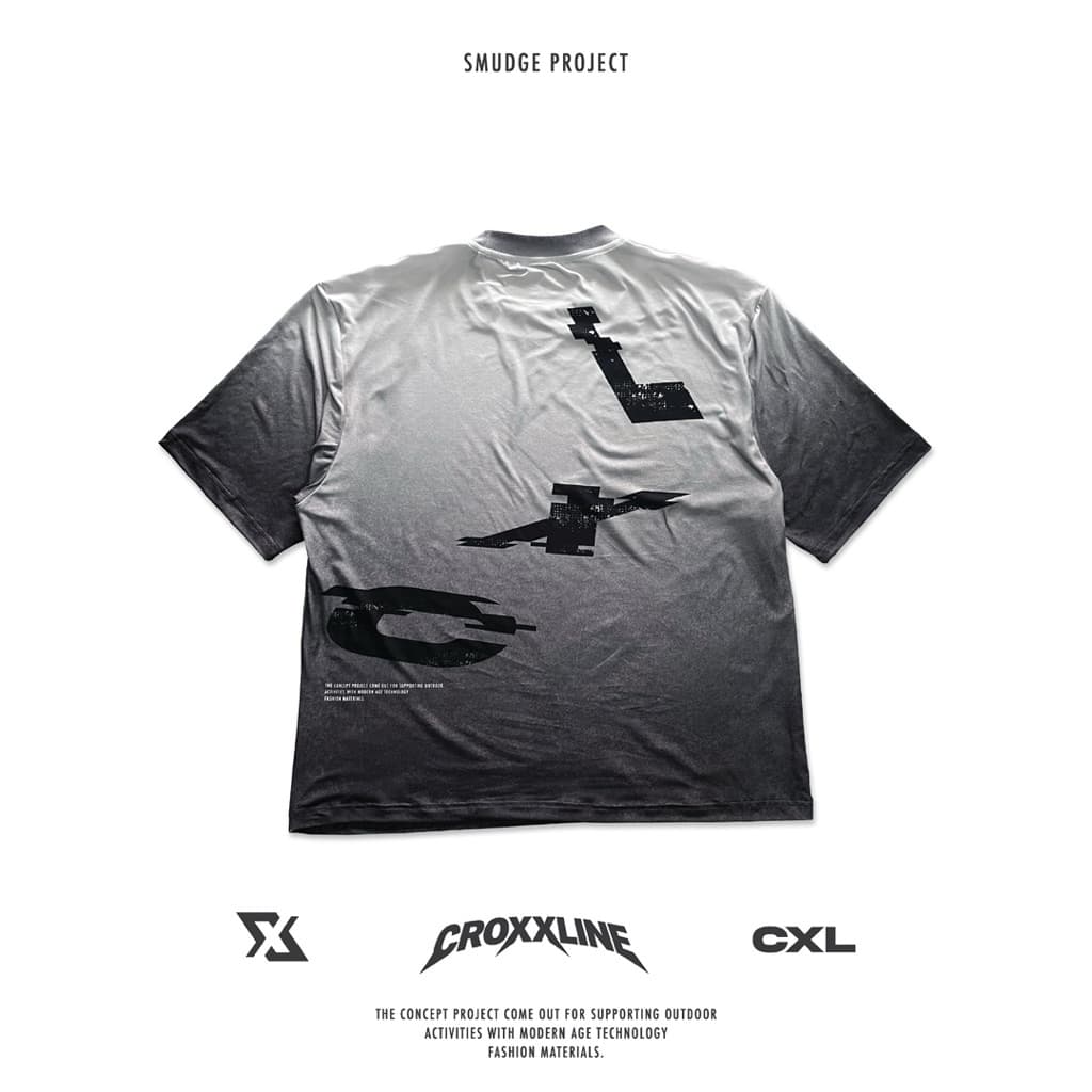 croxxline smudge project เสื้อยืด freestyles ทรง boxy รูปที่ 3