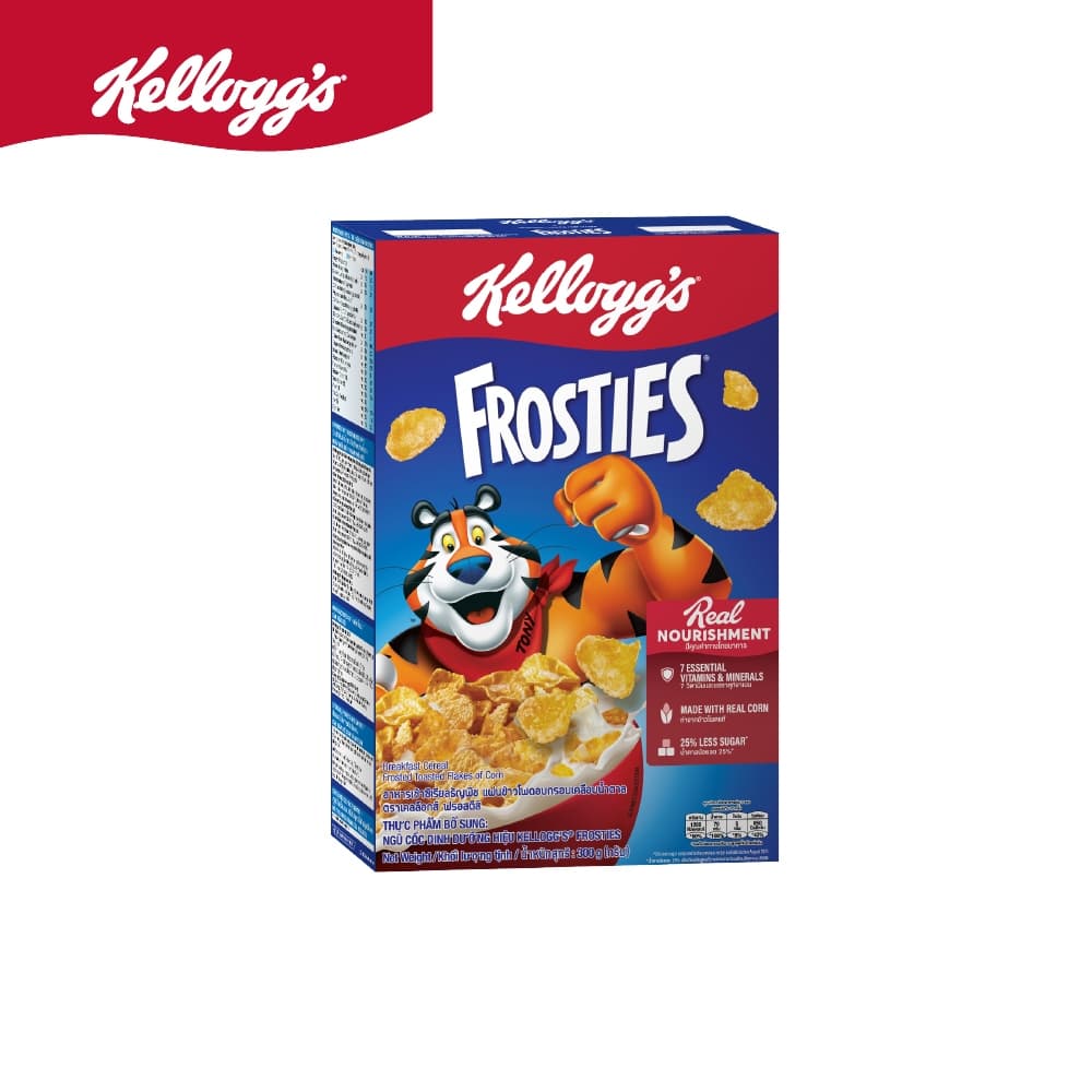 Kellogg's Frosties เคลล็อกส์ ฟรอสตีส์ อาหารเช้า ซีเรียลธัญพืช 300 g. รูปที่ 2