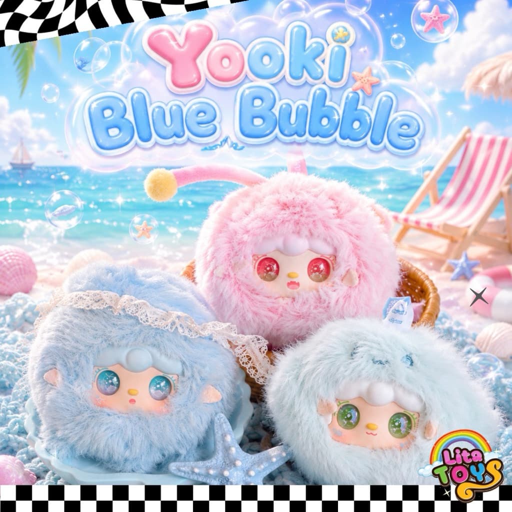 Yooki Bubble blue พวงกุญแจ ส่งจากไทย รูปที่ 1