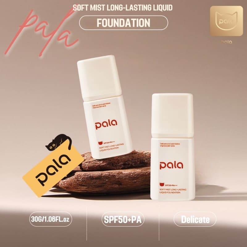 ตะกร้าบริษัท PALA รองพื้น SPF50+ PA+++ Soft Mist Long-Lasting Liquid Foundation มี อ.ย. รูปที่ 7
